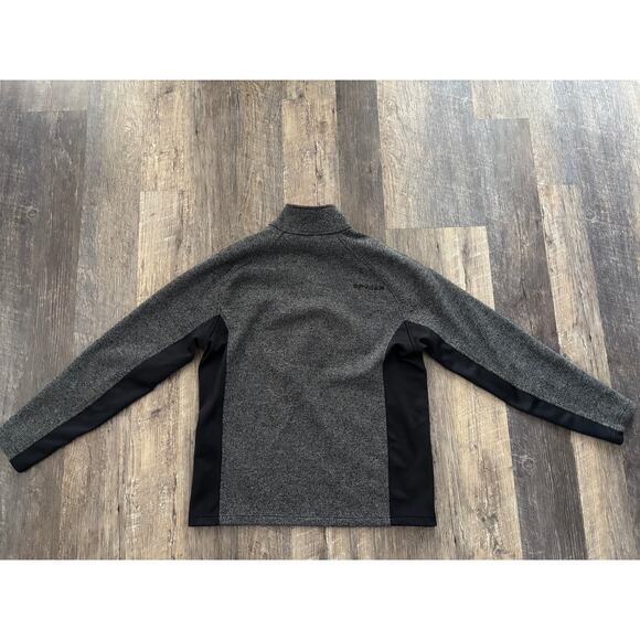 Spyder Men's Pullover with Black and Gray Panels - Picture 7 of 8
